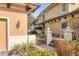 Landscaped walkway leading to the home's entrance at 6503 Moorings Point Cir # 202, Lakewood Ranch, FL 34202