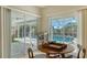 Breakfast nook with pool view and sliding doors at 8186 Shadow Pine Way, Sarasota, FL 34238