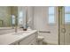 Clean bathroom with vanity, toilet and walk in shower at 16026 39Th E Gln, Parrish, FL 34219