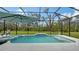 Inviting screened pool with fountain and spa at 16026 39Th E Gln, Parrish, FL 34219