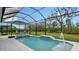 Screened pool and spa with tranquil backyard view at 16026 39Th E Gln, Parrish, FL 34219