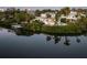 Waterfront property showcasing a beautiful home and private dock at 1718 Bay St, Sarasota, FL 34236