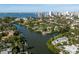 Wide view of waterfront homes and the surrounding neighborhood at 1718 Bay St, Sarasota, FL 34236