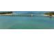 Aerial view of a bridge over a calm body of water at 7904 20Th W Pl, Bradenton, FL 34209