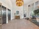 Bright and airy lobby featuring modern decor, elevators, and a welcoming atmosphere at 1035 Seaside Dr # 305, Sarasota, FL 34242
