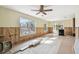 Renovation in progress: Kitchen features new tile floor and updated appliances at 322 Avenida De Paradisio, Sarasota, FL 34242