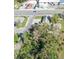 Aerial view of property and street at 406 Laurel E Rd, Nokomis, FL 34275