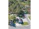 Aerial view of property and surrounding area at 406 Laurel E Rd, Nokomis, FL 34275