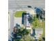 Aerial view of commercial property with multiple buildings and ample parking at 406 Laurel E Rd, Nokomis, FL 34275