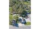 Aerial view showing commercial buildings near a road at 406 Laurel E Rd, Nokomis, FL 34275