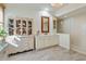 Bright bathroom with a freestanding vanity and a large shower at 7168 Ryedale Ct, Sarasota, FL 34241
