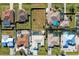 Bird's-eye view of houses with pools in a neighborhood at 9363 Steubenville Ave, Englewood, FL 34224