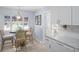 Light and airy kitchen featuring a breakfast nook at 2369 Browning St, Sarasota, FL 34237