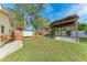 Wooden pergola with seating area at 2629 Martin St, Sarasota, FL 34237