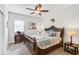 Comfortable bedroom with a king-size bed and nightstands at 3120 Lena Ln, Sarasota, FL 34240