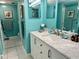 Bathroom with a vanity and walk-in shower at 4445 46Th W Ave, Bradenton, FL 34210