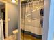 Bathroom with shower and toilet at 4445 46Th W Ave, Bradenton, FL 34210