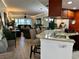 Open kitchen with granite countertops and breakfast bar at 4445 46Th W Ave, Bradenton, FL 34210