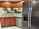 Modern kitchen featuring granite countertops and stainless steel appliances at 4445 46Th W Ave, Bradenton, FL 34210