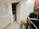 Small laundry room with washer and dryer hookups at 4445 46Th W Ave, Bradenton, FL 34210