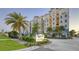 Luxury condo building with waterfront views and upscale finishes at 505 Tamiami N Trl # 201, Venice, FL 34285