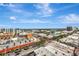 Stunning city view showcasing the urban skyline, streets, and buildings under a blue sky at 111 S Pineapple Ave # 1018, Sarasota, FL 34236