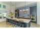 Well-equipped community kitchen with a stylish backsplash and ample counter space at 13789 Old Creek Ct, Parrish, FL 34219