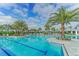 Resort-style pool with a lap lane and plenty of seating at 13789 Old Creek Ct, Parrish, FL 34219