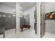 Spa-like bathroom with a large walk-in shower and bench at 17424 Cresswind Ter, Bradenton, FL 34211