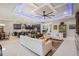 Spacious living area with modern decor and an open floor plan at 17424 Cresswind Ter, Bradenton, FL 34211