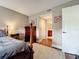 Bedroom with private access to bathroom and ample closet space at 6609 Stone River Rd # 104, Bradenton, FL 34203