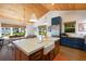 Modern kitchen with white quartz countertops and a farmhouse sink at 1923 Hibiscus St, Sarasota, FL 34239