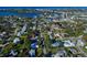 Aerial view showing home's waterfront neighborhood at 315 Palmetto W Rd, Nokomis, FL 34275