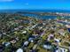 Aerial view showcasing home's location near water at 315 Palmetto W Rd, Nokomis, FL 34275