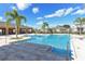 Sparkling community pool with plenty of seating at 3625 Tin Cup Blvd, Sarasota, FL 34232