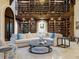 Impressive library with floor-to-ceiling bookshelves at 749 Freeling Dr, Sarasota, FL 34242