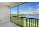 Private screened balcony with scenic golf course views at 12140 Wellen Golf St # 404, Venice, FL 34293