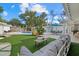Wonderful backyard oasis with a pool and patio furniture at 2069 Bougainvillea St, Sarasota, FL 34239