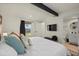 Bright bedroom with a king-size bed and ensuite bathroom at 2069 Bougainvillea St, Sarasota, FL 34239