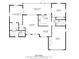 1100 sq ft single story floor plan at 409 Archibald Ave, Sarasota, FL 34243
