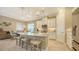 Spacious kitchen with an island, stainless steel appliances, and an eat-in area at 4730 Zeno Ct, Bradenton, FL 34211