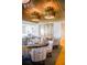 Elegant clubhouse dining area with wine storage and stylish seating at 85 Sugar Mill Dr, Osprey, FL 34229