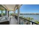 Relaxing balcony with outdoor seating and water views at 1430 Harbor Dr, Sarasota, FL 34239