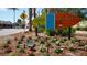 Siesta Key Village sign with landscaping, welcoming visitors at 1430 Harbor Dr, Sarasota, FL 34239