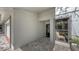 Covered entryway with tile flooring and a window at 4720 Oak Forest W Dr # 57, Sarasota, FL 34231