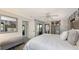 Main bedroom with large mirror and plenty of closet space at 4720 Oak Forest W Dr # 57, Sarasota, FL 34231