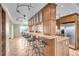 Breakfast bar with granite countertop and seating for four at 9393 Midnight Pass Rd # 201, Sarasota, FL 34242