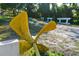 Large yellow boat propeller in the yard at 1285 & 1289 Hagle Park Rd, Bradenton, FL 34212