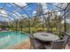 Enjoy this relaxing screened pool and patio area at 13325 Indigo Way, Bradenton, FL 34211