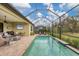 Relaxing screened pool and patio area, perfect for outdoor entertaining at 13325 Indigo Way, Bradenton, FL 34211